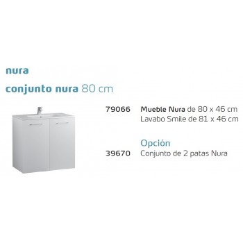 CONJMUEBLE NURA 80 BL/LAV...
